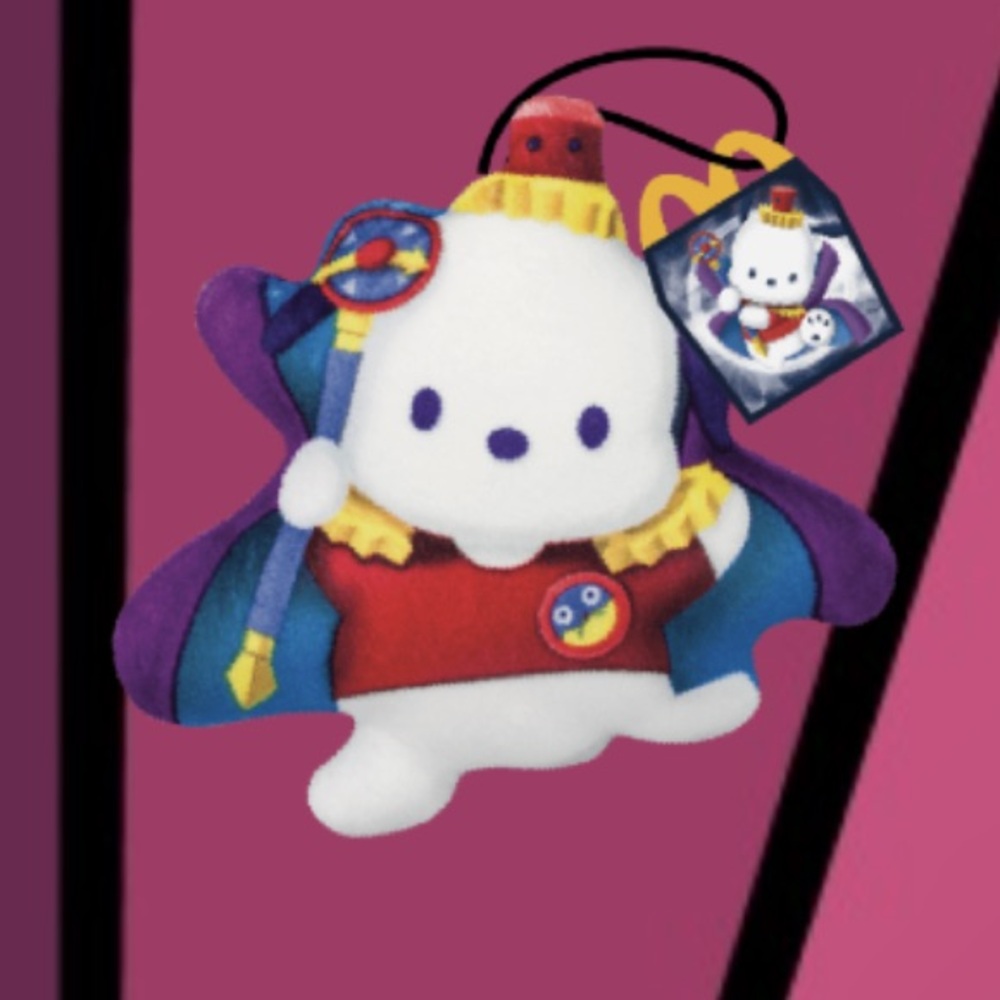 Sanrio Yugioh McDonalds Toy 2024 - Pochacco x Time Wizard       hello kitty